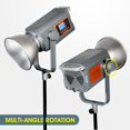 thumbnail image 1 of Yidoblo ZR-300BI 300W Bi-color Video Sun Light 10 Lighting Scenes App Control, 1 of 10