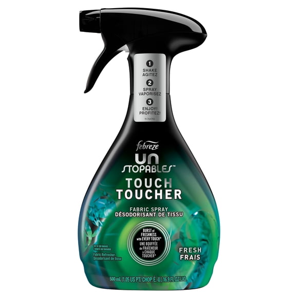 Febreze Unstopables Touch Fabric Spray and Odor Fighter, Fresh 500mL