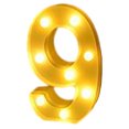 thumbnail image 1 of TopLLC Light Up Letters , LED Letters Lights Sign Alphabet And Number Big Lights Letter For Party Birthday Bar Battery Powered Christmas Decor Letter Lights, 1 of 2