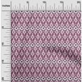 thumbnail image 1 of oneOone Silk Tabby Fabric Ogee Ikat Print Sewing Fabric BTY 42 Inch Wide, 1 of 4