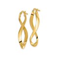 thumbnail image 2 of Boucles d'Oreilles Pendantes en Or Jaune 14K Poli Éternel, 2 of 5