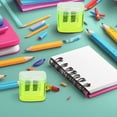thumbnail image 2 of Transparent Pencil Sharpener School Supplies Candy Color Pencil Planer, 2 of 5