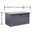 thumbnail image 2 of Relyard 600L/132Gal Metal Patio Deck cushion Box, 2 of 5