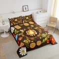 thumbnail image 4 of Erosebridal Nature Adventure Bedding Twin Comforter Set, Rustic Camper Down Comforter, Wood Floral Decor, Reversible 2pcs, 4 of 7