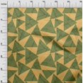thumbnail image 2 of oneOone Organic Cotton Poplin Twill Fabric Rectangle & Triangle Geometric Print Sewing Fabric BTY 42 Inches Wide, 2 of 4