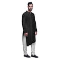 thumbnail image 4 of Atasi Kurta Pyjama Uni pour Hommes à Col Mandarin Kurta Pyjama Ethnique, 4 of 5