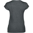 thumbnail image 2 of Gildan Womens Soft V Neck T-Shirt, 2 of 5