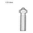 thumbnail image 2 of 3D Printer Nozzle 1.75mm Extruder M6 threaded extruder Large Flow Nozzle M6 Threaded 3D Printer Parts, Stainless Steel, 1.0mm, Silver, 2 of 6