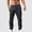 J-Gris Foncé, variante sur Pantalons Athlétiques Printemps et Été pour Hommes Toutes Saisons Hip Hop E Motion Pantalons Respirants Amples Décontractés Sports Taille Ouverte