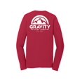thumbnail image 2 of Gravity Outdoor Co. Chemise à Manches Longues Performance - Rouge - Logo Blanc - P, 2 of 2
