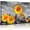 Yellow and Gray, variant on Farmhouse Dining Room Wall Art Gather Signs for Home Decor Kitchen Pictures for Wall Decorations Motivational Saying Quotes Canvas Poster Rustic Wood Grain Texture Prints Artwork Framed 12x16\u201d