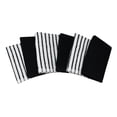thumbnail image 1 of Hometrends Bar Mop Dish Cloth 6 pack, 100% Cotton, Black, 1 of 5