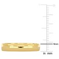 thumbnail image 4 of Men's 4mm Polished Finish Wedding Band in 14k Yellow Gold, 4 of 5