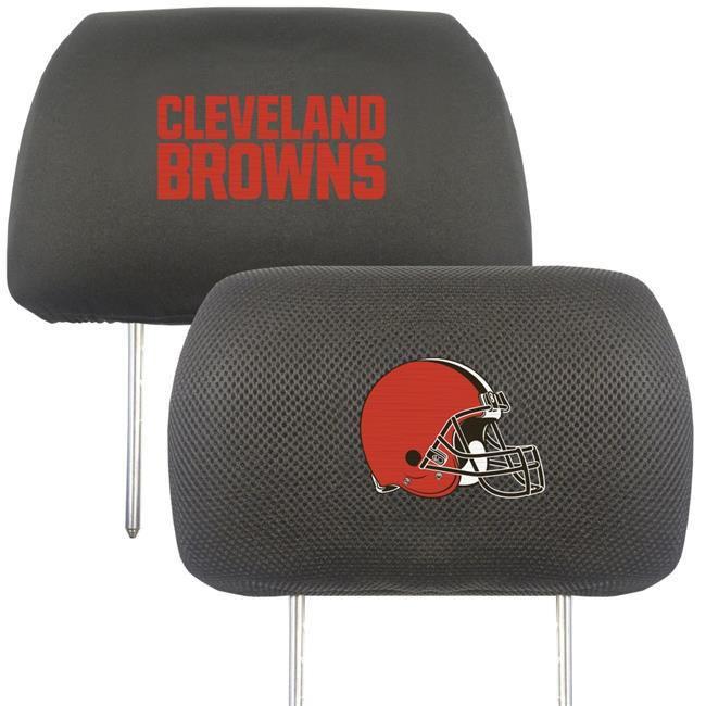 Fanmats 4298902495 NFL Cleveland Browns Headrest Covers