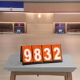 thumbnail image 1 of Portable Scoreboard, EDHITNR Waterproof Leather Mounted Flip Scoreboard, PU Card Race Scoreboard with Metal Coil for Basketball Badminton Table Tennis, 1 of 6
