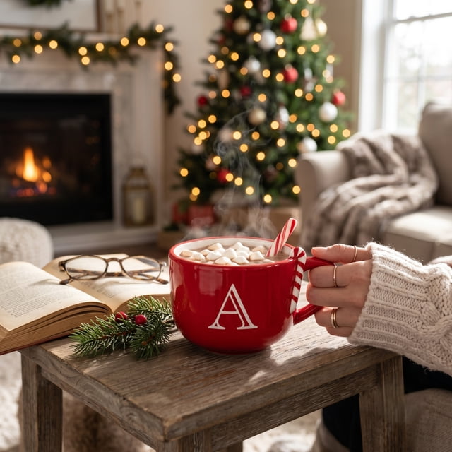Holiday Time Dolomite Mugs - A