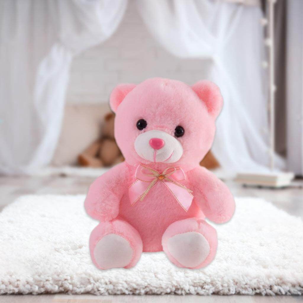 Light Up Bear Glowing Stuffed Animal Plush Toys Girls Children Teddy Birthday Gift Pink