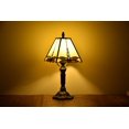 thumbnail image 3 of Tiffany Style Table Lamp Dragonfly Desk Lamp Bronze Stained-Glass 14.5'' Height, 3 of 4