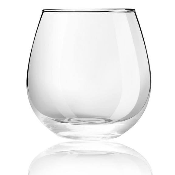 Verres à Vin Sans Pied en Cristal Spirits - 15 oz - Ensemble de 4