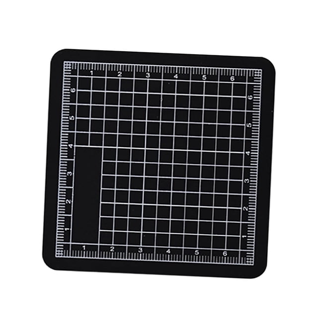 Xuanheng Craft Cutting Board 2 in 1 Double Sided for Scrapbooking Sewing Model Making black