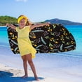 thumbnail image 4 of Microfiber Beach Towel Sandproof 30 in x 60 in Quick-Dry Portable Travel Towel for Beach Pool Yoga Camping, 4 of 6