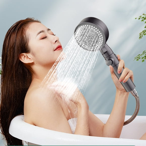 Dvkptbk Shower High Pressure Handheld Showerhead Hard Water High Pressure 8 Spray Modes Handheld Shower for The Elderly Shower Head Home Essentials