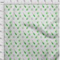thumbnail image 4 of oneOone Tissu Polyester Lycra Vert Ciseaux Matériel de Robe Tissu Imprimé Tissu au Mètre 56 Pouces de Large, 4 of 5