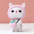 thumbnail image 3 of PVCS Motif de Lapin Mignon Fait Main DIY Feutrine de Laine Poke Matériel de Production Paquet, 3 of 8