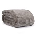 thumbnail image 1 of Jacquard Velvet Touch Blanket, Grey 66" x 96", 1 of 5