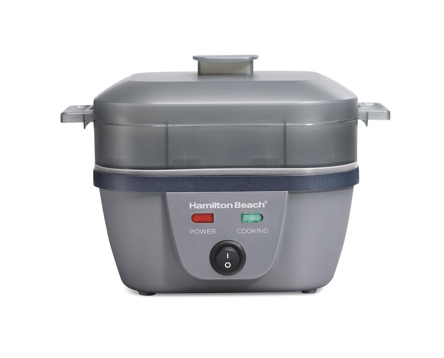 Hamilton Beach Egg Bites Plus Electric Egg Cooker, 6-in-1, 750 Watts, Grey, 25510C