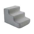 thumbnail image 1 of Dog Stairs Pet Steps Ramp Multifunctional Removable Cover for High Beds or Couch S 3 Step Grey, 1 of 9