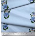 thumbnail image 2 of Soimoi Rayon Fabric Leaves & Floral Block Print Fabric by The Yard 42 Inch Wide, 2 of 3