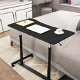 thumbnail image 2 of Giantex Bureau Debout Mobile à Hauteur Réglable, Petit Bureau d'Ordinateur Pneumatique Assis-Debout avec Roulettes Verrouillables, Table Ergonomique Roulante pour Ordinateur Portable pour Bureau à Domicile, Noir, 2 of 8