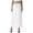 White, variant on Women's Half Slip Underskirt Satin Fabric with Lace Hem Elastic Waist for Under Dresses Slip Skirt