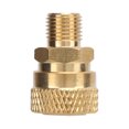 thumbnail image 3 of Female Charging Hose To Vacuum Pump, Reliable Brass Adapter Joints  For 1/8in NPT Internal Thread For 8mm / 0.3in Threaded Male Adapter, 3 of 8