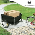 thumbnail image 4 of Costway Bike Cargo / Luggage Trailer w/ Folding Frame & Quick Release Wheels Red/Black, 4 of 10