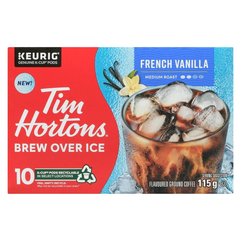 Tim Hortons Brew Over Ice French Vanilla Kcup, 10 cups