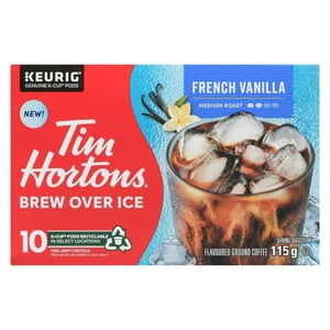 Tim Hortons Brew Over Ice French Vanilla Kcup, 10 cups