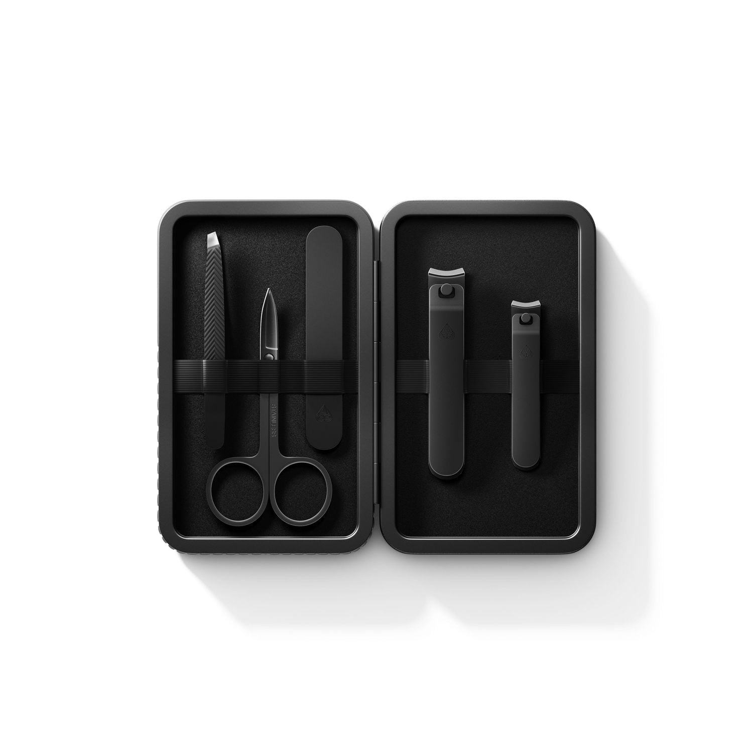MANSCAPED® The Shears 3.0 - Trousse de Voyage de Précision pour les Soins des Ongles pour Hommes, Ensemble de Manucure en Acier Inoxydable