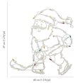 thumbnail image 2 of Holiday Time Hocky Santa Silhouette, Red/ Green, 2 of 4