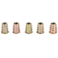 thumbnail image 4 of 50pcs M6 Zinc Alloy Inside Hex Socket Insert Nuts With Flange Cover For Wood Furniture9 Types, 4 of 8