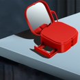 thumbnail image 1 of Retractable 3-in-1 Data Cable With Mirror Cell Phone Bracket Fast Charging One-Three Storage Charging Cable, 1 of 8
