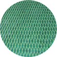 thumbnail image 1 of Ahgly Company Machine Washable Indoor Round Transitional Sea Green Area Rugs, 6' Round, 1 of 7