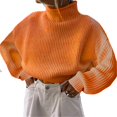 thumbnail image 1 of MesaSe Femmes Pulls Col Rond Épaule Longue Manches Solides Couleur en Vrac Pull Tricot Pulls Gris M, 1 of 2