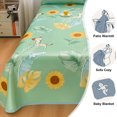 thumbnail image 4 of Bed Sheets Full Ice Silk Bedding Three Piece Set Breathable Soft Bed Sheet Luxurious Silk Bed Sheet and Pillowcase Realistic and Interesting Patterns Bedding Sets Full, 4 of 6
