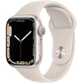 thumbnail image 1 of Remis à Neuf Apple Watch Series 7 Aluminium 45 mm (GPS Seulement, Sans Cellulaire) Starlight (Grade A), 1 of 3