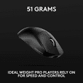 thumbnail image 2 of Logitech G PRO X SUPERLIGHT 2c wireless gaming mouse, 51 g pro-grade compact mouse with 44K DPI sensor, 2 of 6