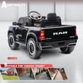 thumbnail image 3 of VOLTZ TOYS Licensed RAM 24V Ride-On Truck for Kids Ages 3+, Electric Vehicle with Parent Remote Control, LED Lights, MP3, Cargo Storage, Dual Speed, Suspension - Gift for Kids, 3 of 6