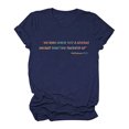 thumbnail image 2 of Pompotops T-Shirt Décontracté à Manches Courtes pour Femmes avec Imprimé Lettre, 2 of 6