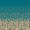 thumbnail image 1 of Soimoi Moss Georgette Fabric Leaves & Flower Panel Print Sewing Fabric Yard 42 Inch Wide, 1 of 1